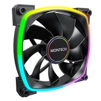 CASE FAN 140MM/RX140 PWM BLACK MONTECH | RX140PWMBLACK