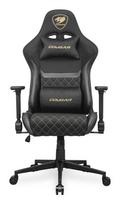 COUGAR Armor One V2 Gold F Gaming Chair, PVC/Fabric, Black