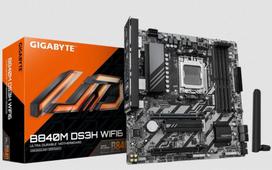 Gigabyte B840M DS3H WIFI6 (rev. 1.1) | Processor family AMD | Processor socket AM5 | DDR5 | Supported hard disk drive interfaces SATA, M.2 | Number of SATA connectors 4 | B840M DS3H WF6