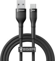 Veger Cable USB-A to USB-C PD 11V 6A 66W AC04 1.2m, Black