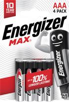 Energizer battery Max Alkaline AAA CHP4 | 7638900438147