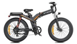 Dviratis 24  elektrinis sulankstomas Engwe X24 1000Wh viena baterija juodas