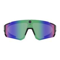 Colmi V06 AI Sports Sunglasses (Black with Blue Lenses)