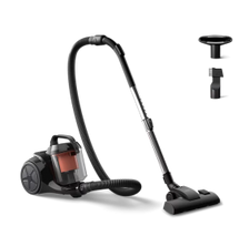 Philips | Vacuum cleaner | XB1142/10 1000 series | Bagless | Power 800 W | Dust capacity 1.3 L | Rich black/Coral moody