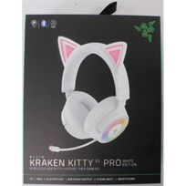 SALE OUT. Razer Kraken Kitty V3 Pro Headset, White | Razer Headset | Kraken Kitty V3 Pro | Bluetooth | Over-Ear | DAMAGED PACKAGING, DEMO