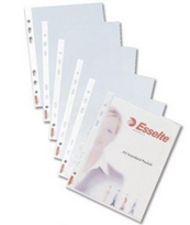 Įmautės Esselte, A4, 55 mikr., blizgios (100)  0809-107 | 56066