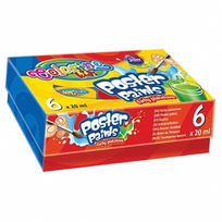 Guašas Colorino Kids 20 ml, 6 spalvų | 13178PTR