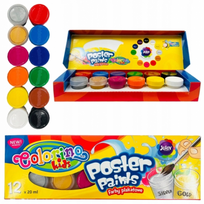 Guašas Colorino Kids 20 ml, 12 spalvų | 13239PTR