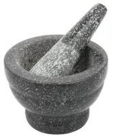 Produktai namams ir sodui // Gaminimo ir stalo įrankiai | Virtuvės indai // Moździerz, kamień zestaw 2 elementy, śr.9,5x7cm kinghoff
