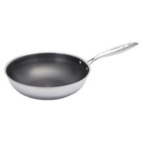 Gaminimo ir stalo įrankiai | Virtuvės indai // Keptuvės // Patelnia powłoka non-stick honeycomb, 28 cm, 3-warstwy, stal 304, pfoa-free