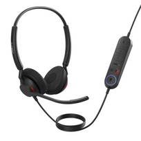 Jabra Engage 40 MS Stereo Inline Link Laidinės ausinės, USB-A, Juoda | 4099-413-279