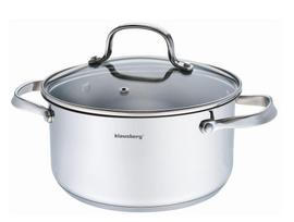 Gaminimo ir stalo įrankiai | Virtuvės indai // Katilai // Garnek z pokrywą stal, śr.20cm 3,3l klausberg