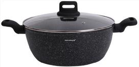 Gaminimo ir stalo įrankiai | Virtuvės indai // Katilai // Garnek, kolor czarny-marmurek, śr.28cm, 5,71l klausberg