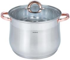 Gaminimo ir stalo įrankiai | Virtuvės indai // Katilai // Garnek stalowy z pokrywą, 10.7l, śr.2cm, klausberg, kb-7794