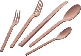 68-piece cutlery set matte - Rose Gold