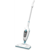 BLACK & DECKER Steam mop | FSM13E1-QS | Power 1300 W | Water tank capacity 0.38 L | White