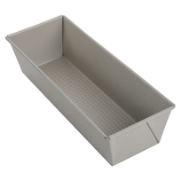 Gaminimo ir stalo įrankiai | Virtuvės indai // Stalo indai // Keksówka 31×11,8×7,5 cm, stal węglowa, powłoka marmurkowa nieprzywierająca, beżowa, kinghoff, kh-1972