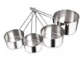 Gaminimo ir stalo įrankiai | Virtuvės indai // Stalo indai // Miarka kuchenna, stal zestaw 4 elementy 60/80/125/250ml  kinghoff