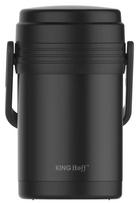 Gaminimo ir stalo įrankiai | Virtuvės indai // Kolbos ir terminiai produktai // Termos na żywność,stal 1,5l czarny kinghoff