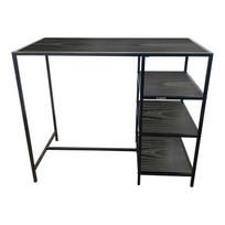 BAR TABLE GABE BLACK/BLACK 100X120X60CM