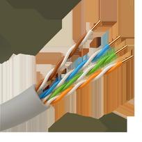 UTP5E-305-BC-PVC-Eca ~ Safire tīkla kabelis UTP Cat5E (spole 305m)