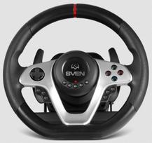 Steering wheel SVEN GC-W1000 (pedals, gearbox, force feedback, D-pad, 17 bt, XB1/P4/PC/X-D-Inpu) | SV-022495