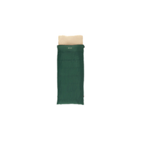 Outwell Contour Prime Green | Sleeping Bag | 220 x 85 cm | Temperature -13 to 16 °C | 2-way L-shape open-end with auto lock | 230484