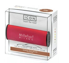 Millefiori Milano Icon Car Air Freshener Vanilla & Wood Classic