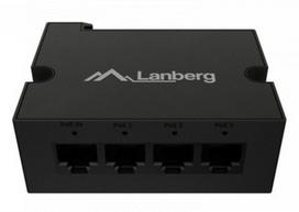 LANBERG Switch POE Extender 1xIN 3xOUT | DIN-GE4-BT-90W