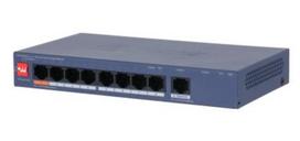 Switch|DAHUA|CS4009-8ET1GT-60|Switch type Managed|Switch layer L2|9xRJ-45 ports|RJ-45 Ports Type Gigabit Ethernet (10/100/1000)|8xFast Ethernet (copper) ports quantity|1xGigabit Ethernet (copper) ports quantity|Power over Ethernet (PoE) Yes|CS4009-8ET1GT-60