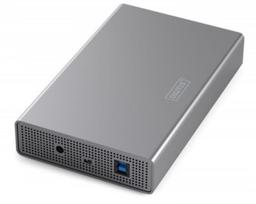 Digitus USB 3.0 hard disk enclosure, 3.5", SATA, 16TB, aluminum | DA-71106-1