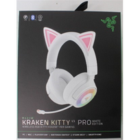 IŠPARDAVIMAS. Razer Kraken Kitty V3 Pro Headset, White | Razer Headset | Kraken Kitty V3 Pro | Bluetooth | Over-Ear | PAŽEISTA PAKUOTĖ, DEMO | RZ04-05170400-R3M1SO