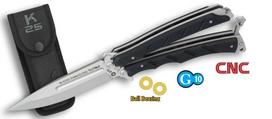 Nóż K25 02263 Balisong CNC Blade Ball Bearing