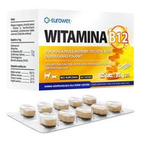 EUROWET Vitamin B12- supplements for dogs and cats - 50 tablets