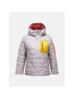Kurtka damska puchowa PEAK PERFORMANCE W Helium Utility Down Hood Jacket kolor szary - M