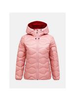 Kurtka damska puchowa PEAK PERFORMANCE W Helium Down Hood Jacket kolor różowy - M