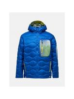 Kurtka puchowa męska PEAK PERFORMANCE M Helium Aop Utility Down Hood kolor niebieski - XL