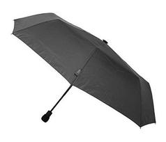 EuroSCHIRM light trek automatic Black Fiberglass Polyester Compact Rain umbrella