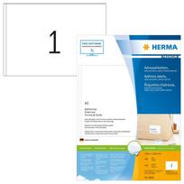 HERMA Address labels Premium sheetsize A5 148.5x205 mm white paper matt 400 pcs.