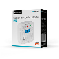 Anglies monoksido (CO) detektorius Connect S10 su Wi-Fi, LCD, Tuya Smart