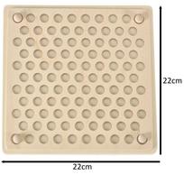 RoGer Wooden Bead Ball Mosaic Puzzle 77pcs