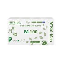 Nitrilinės pirštinės Kid-Man Biodegradable N100, dydis M