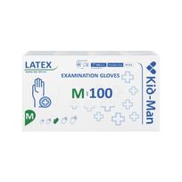 Lateksinės pirštinės Kid-Man N100, M dydis