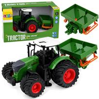 Žaidimų zona | PC | Konsolės | Priedai // Žaislai ir žaidimai vaikams // Traktor Rolniczy Farmerski z Siewnikiem Gumowe Koła Maszyna Rolnicza 1:24