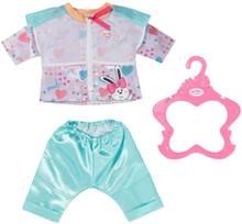 ZAPF Creation BABY born® leisure suit Aqua 43cm, doll accessories (jacket and trousers, including clothes hanger)