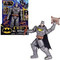 Spin Master Batman 30 cm Deluxe Action Figure with punch and throw function, play figure (5 pieces of equipment, light and sound effects)