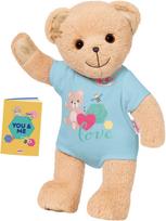 ZAPF Creation BABY born bear blue, cuddly toy