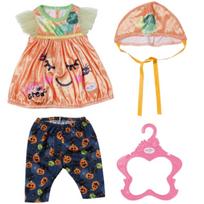 ZAPF Creation BABY born Halloween pumpkin dress, doll accessories (43 cm)