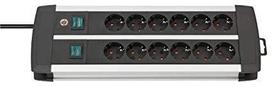 Brennenstuhl Premium-Alu-Line Technik - 12 port