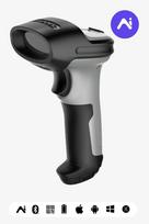 Inateck BCST-72 Handheld bar code reader 2D Laser Black, Grey